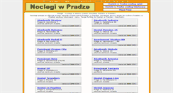 Desktop Screenshot of noclegi-praga.cz